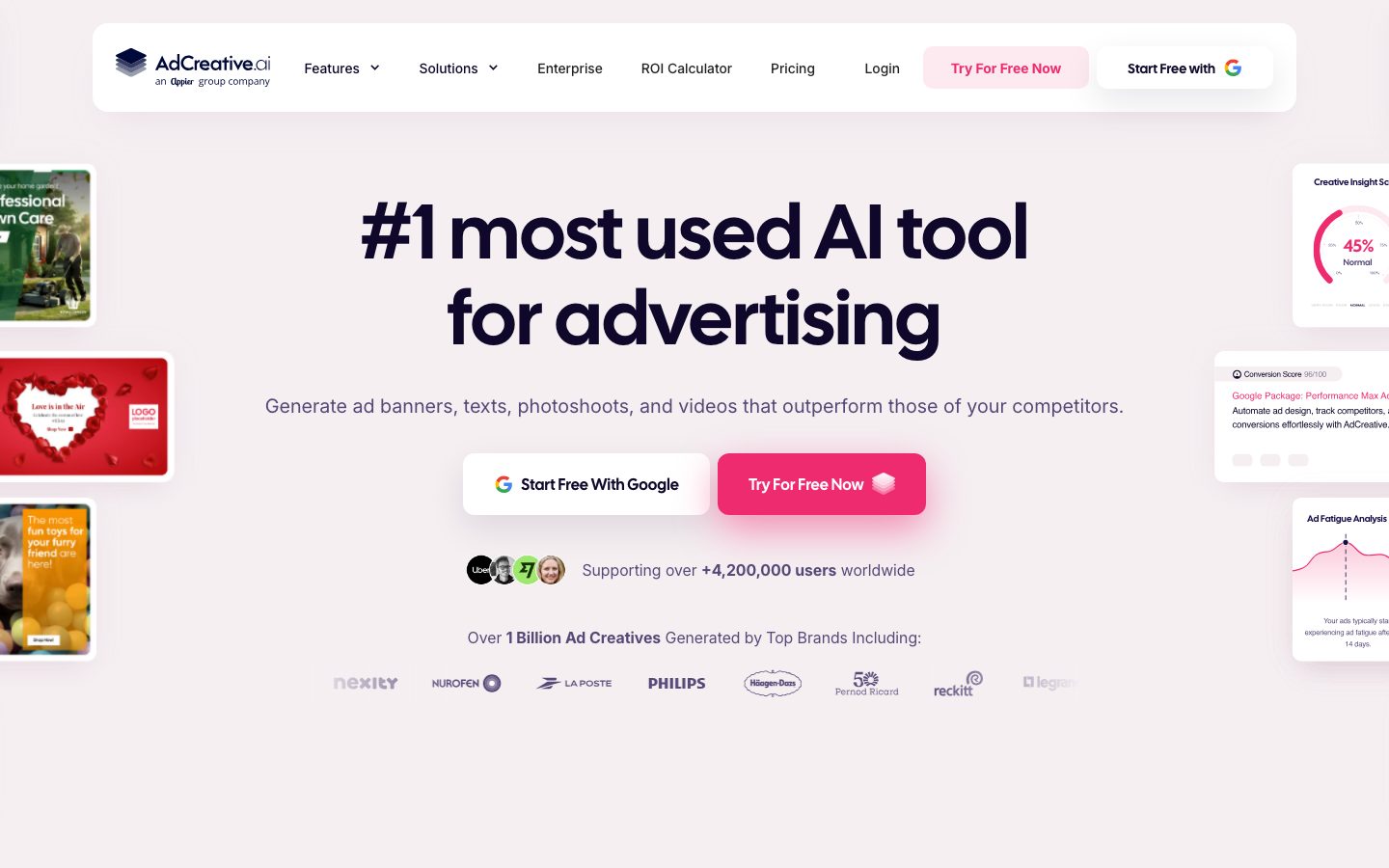 AdCreative.ai screenshot