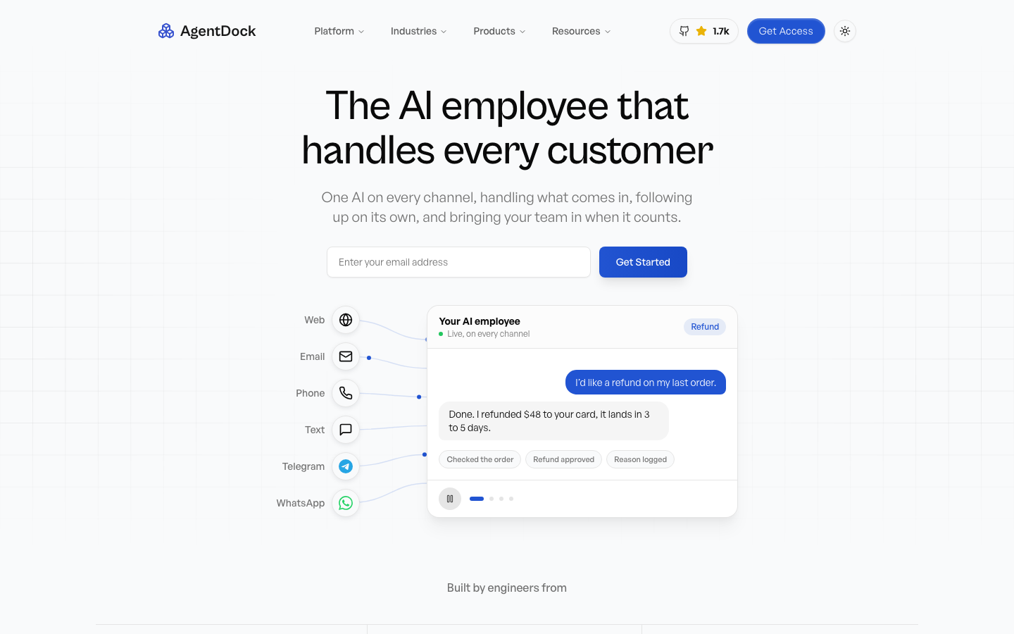 Agentdock screenshot