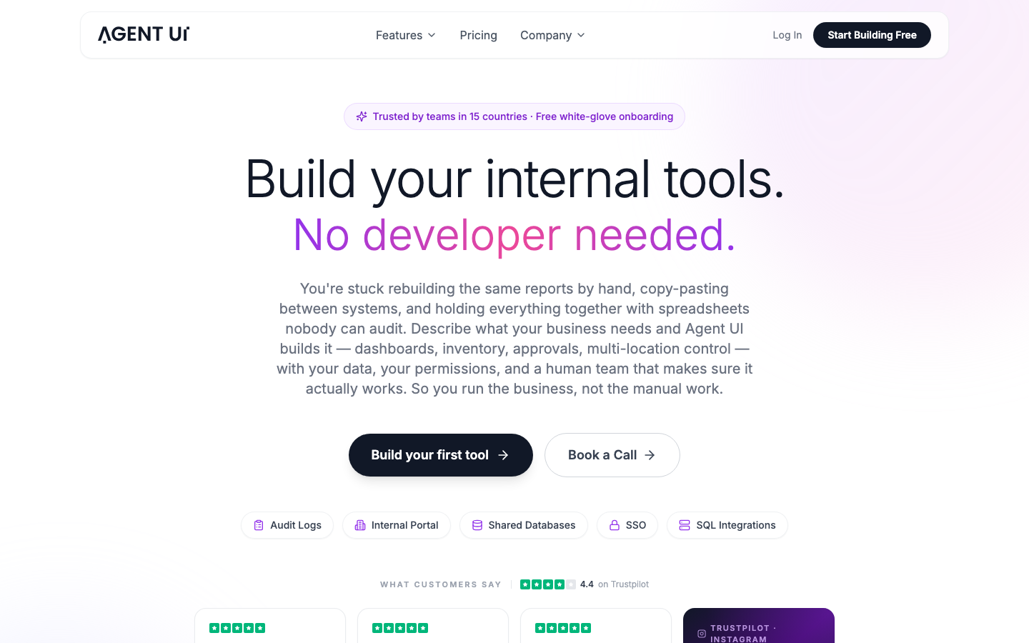 Agentui screenshot
