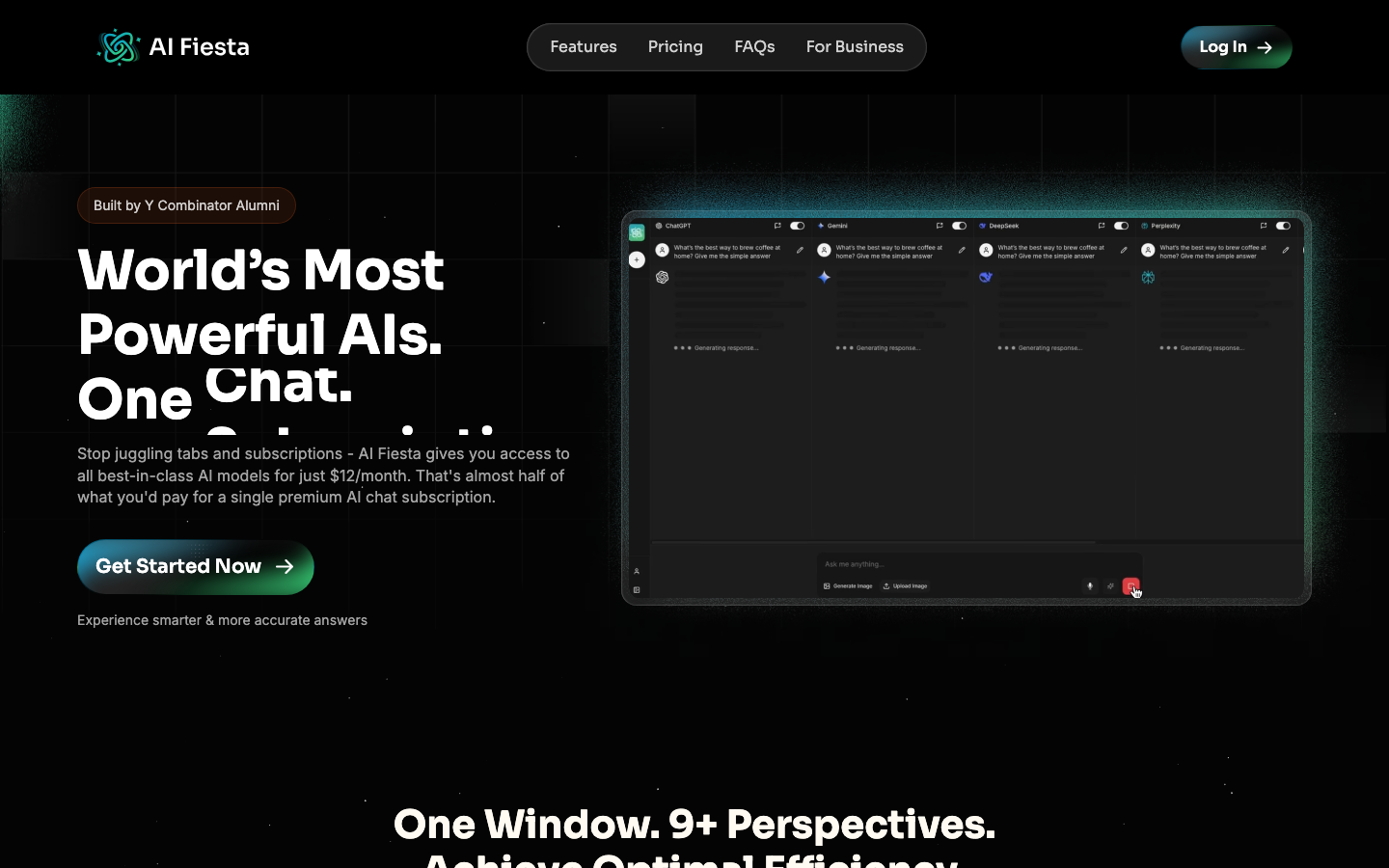AI Fiesta homepage