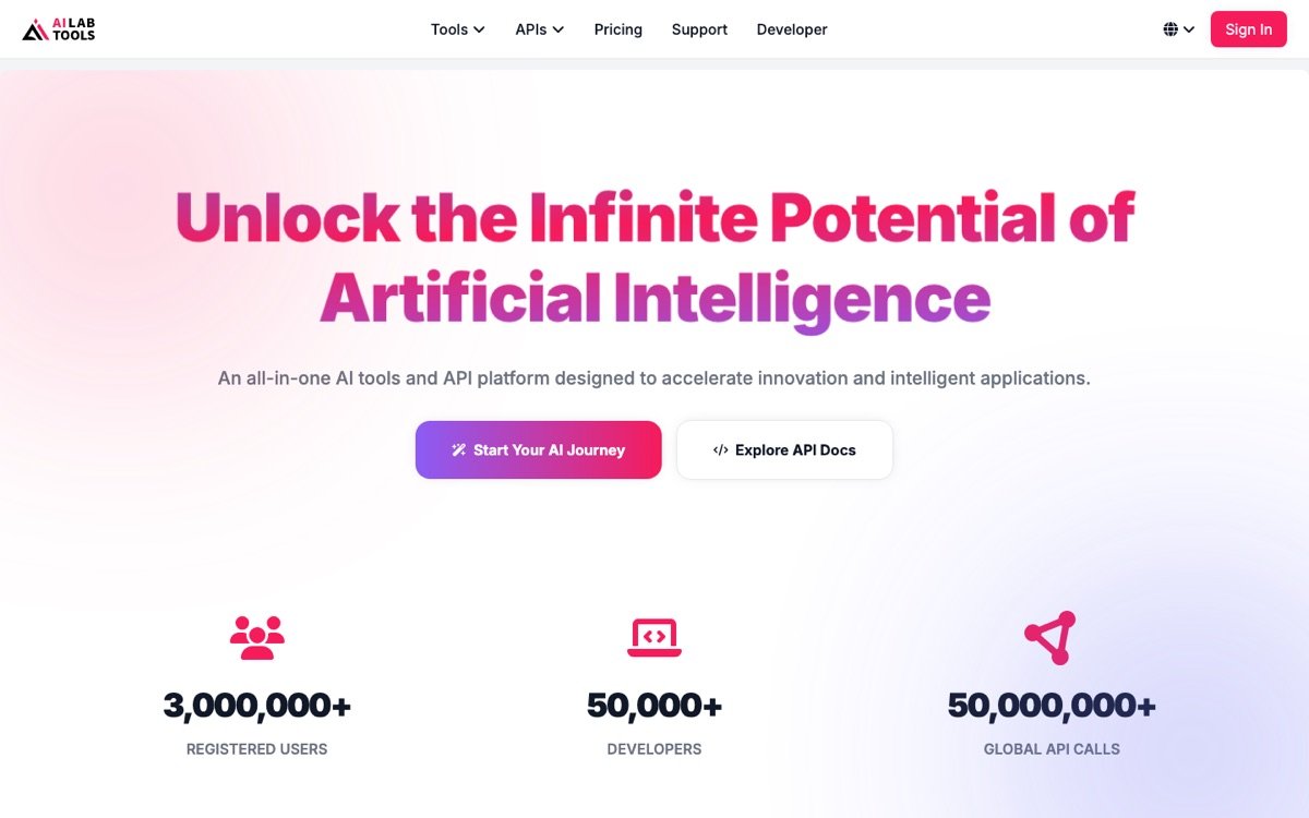 Ailab Tools homepage