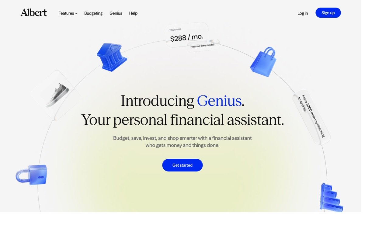 Albert homepage