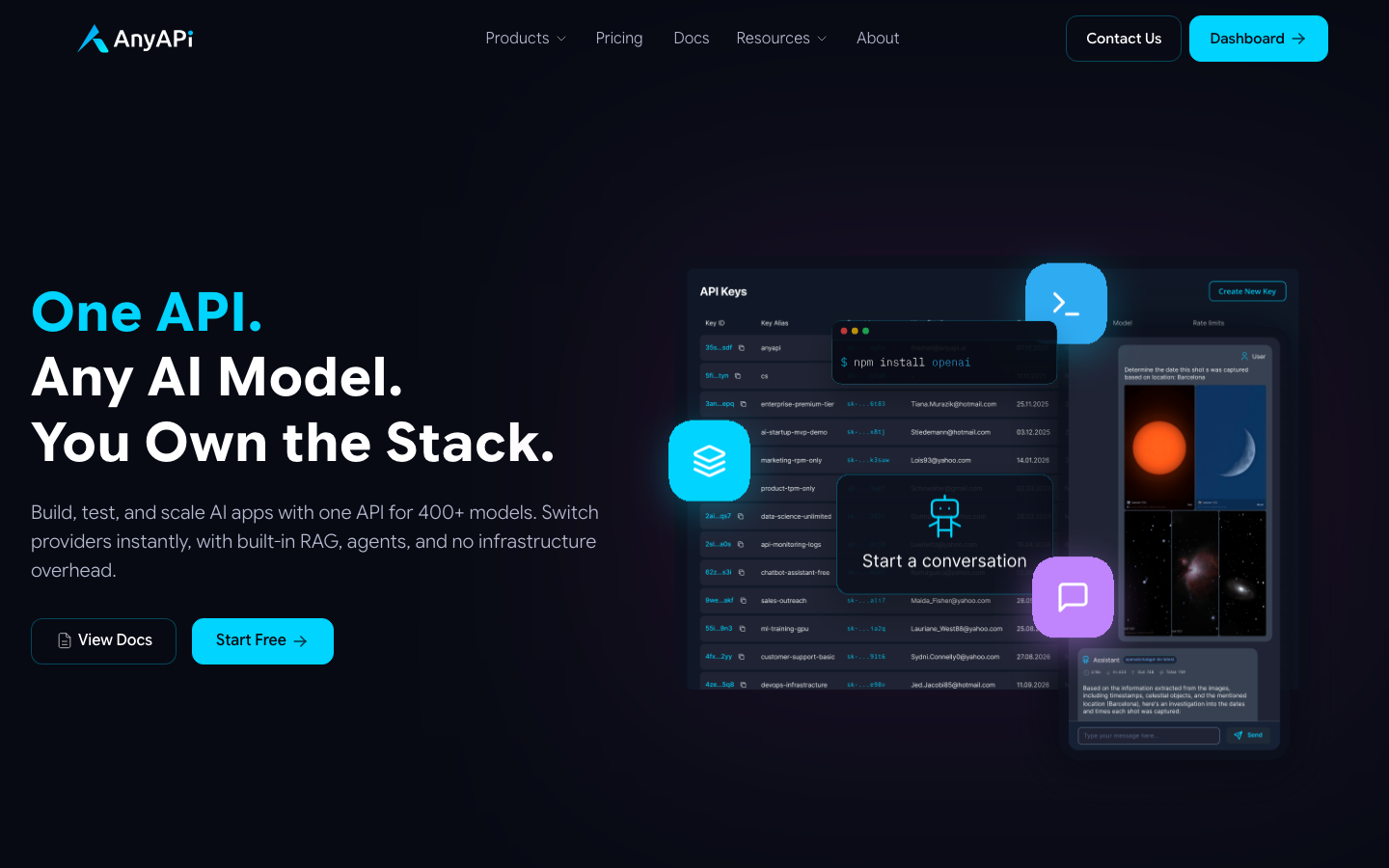 Anyapi screenshot