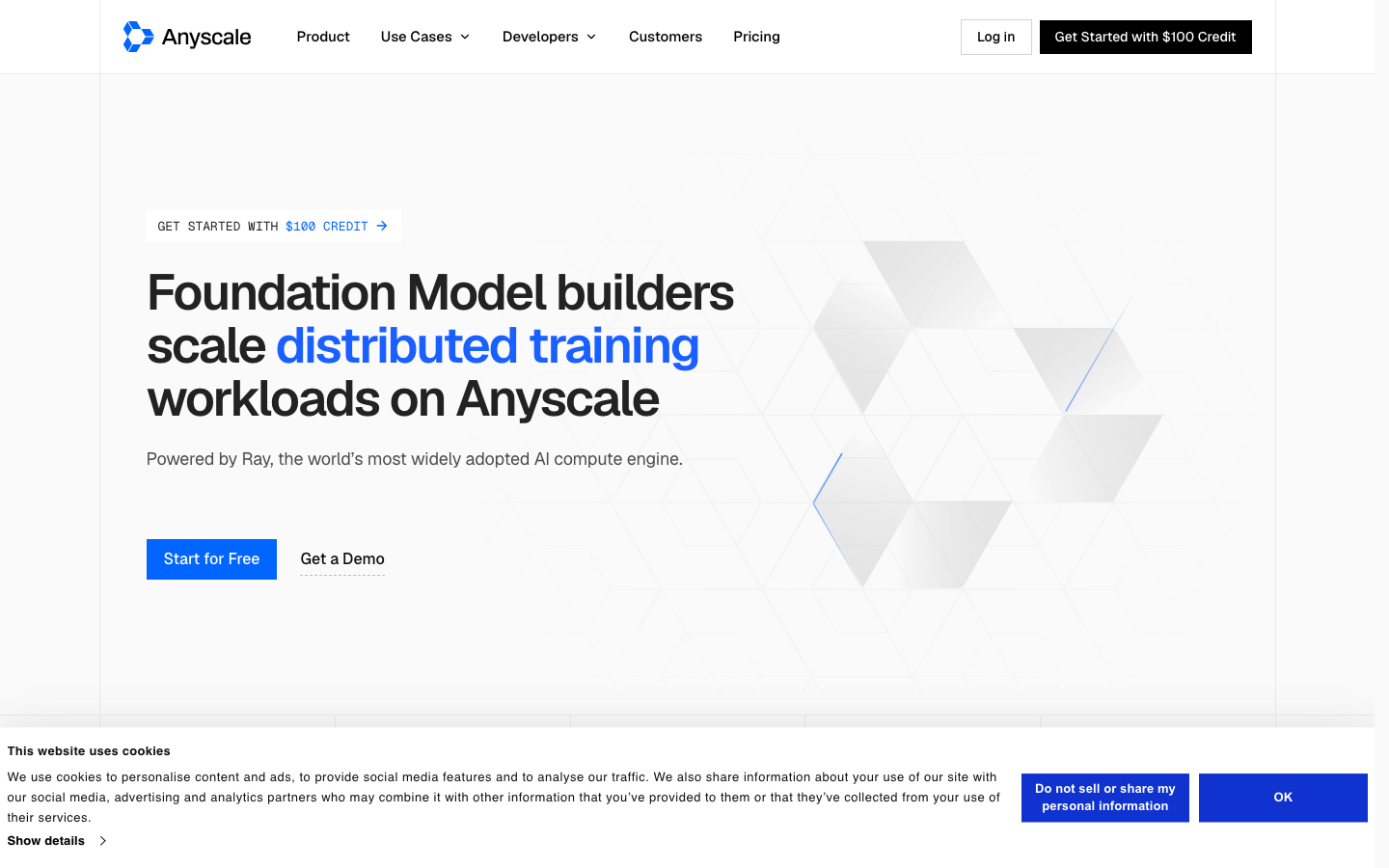Anyscale screenshot