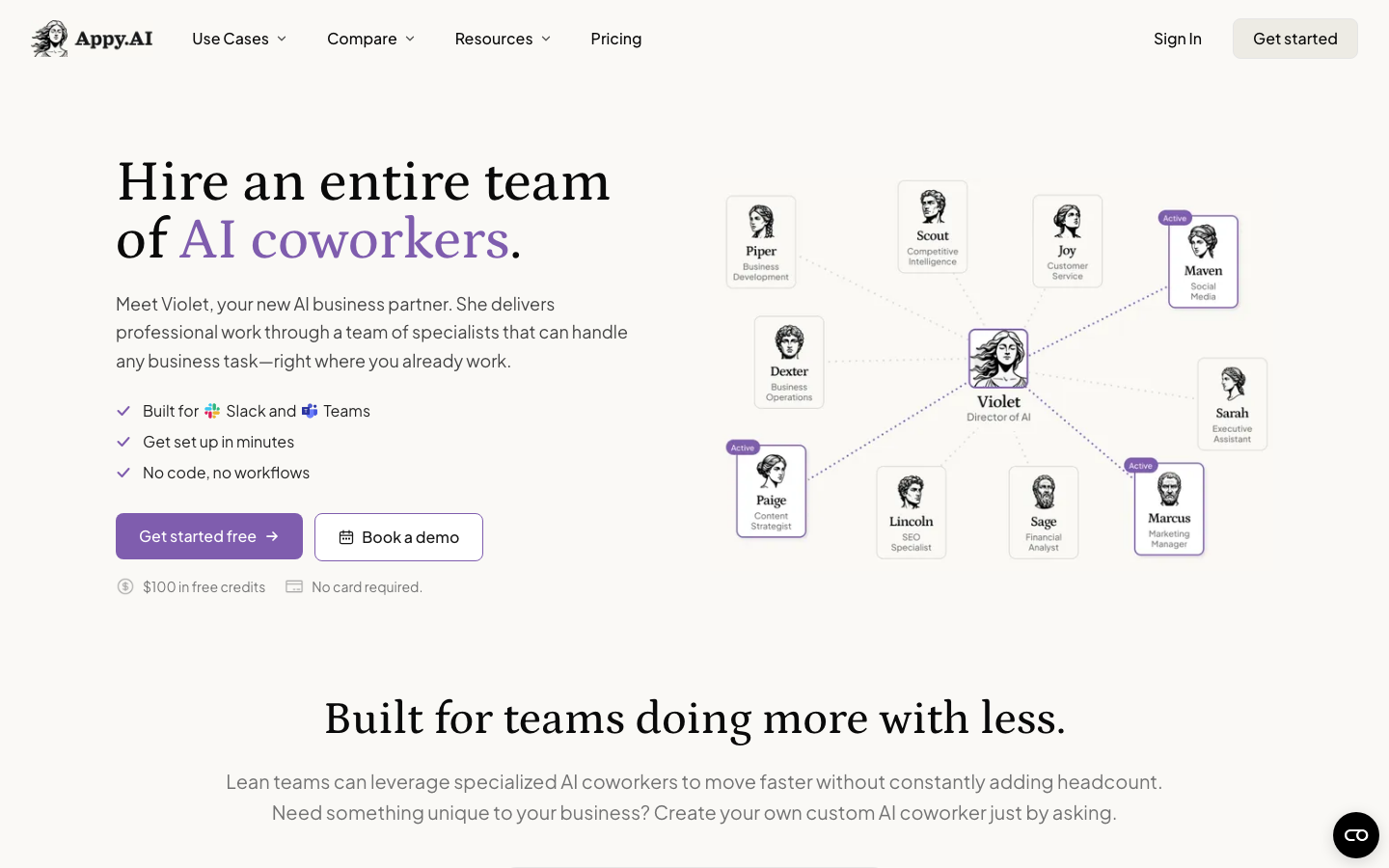 Appy.AI homepage