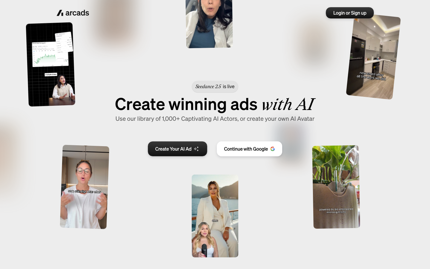 Arcads screenshot