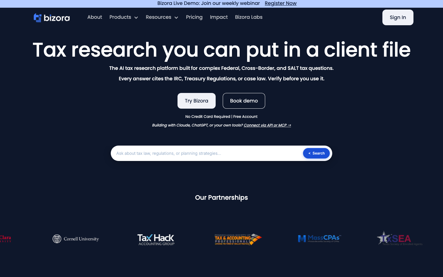 Bizora screenshot