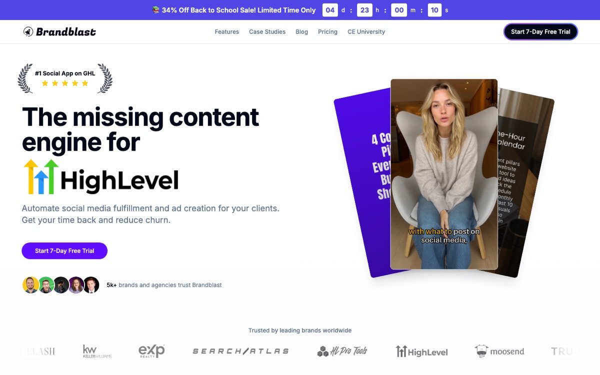 Brandblast homepage