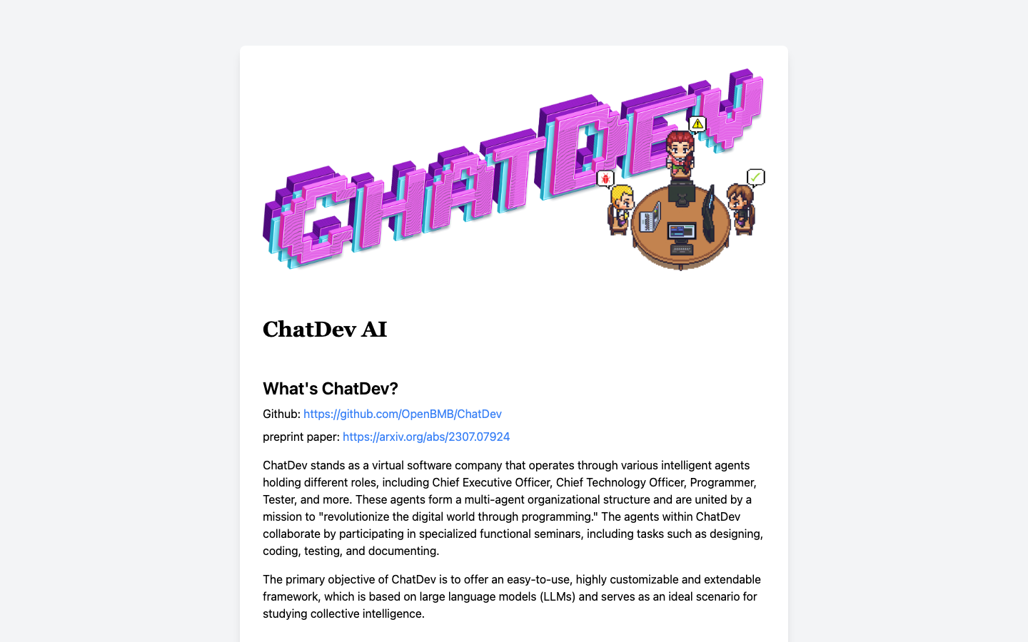 Chatdev screenshot