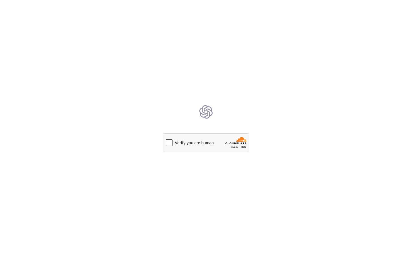 ChatGPT homepage