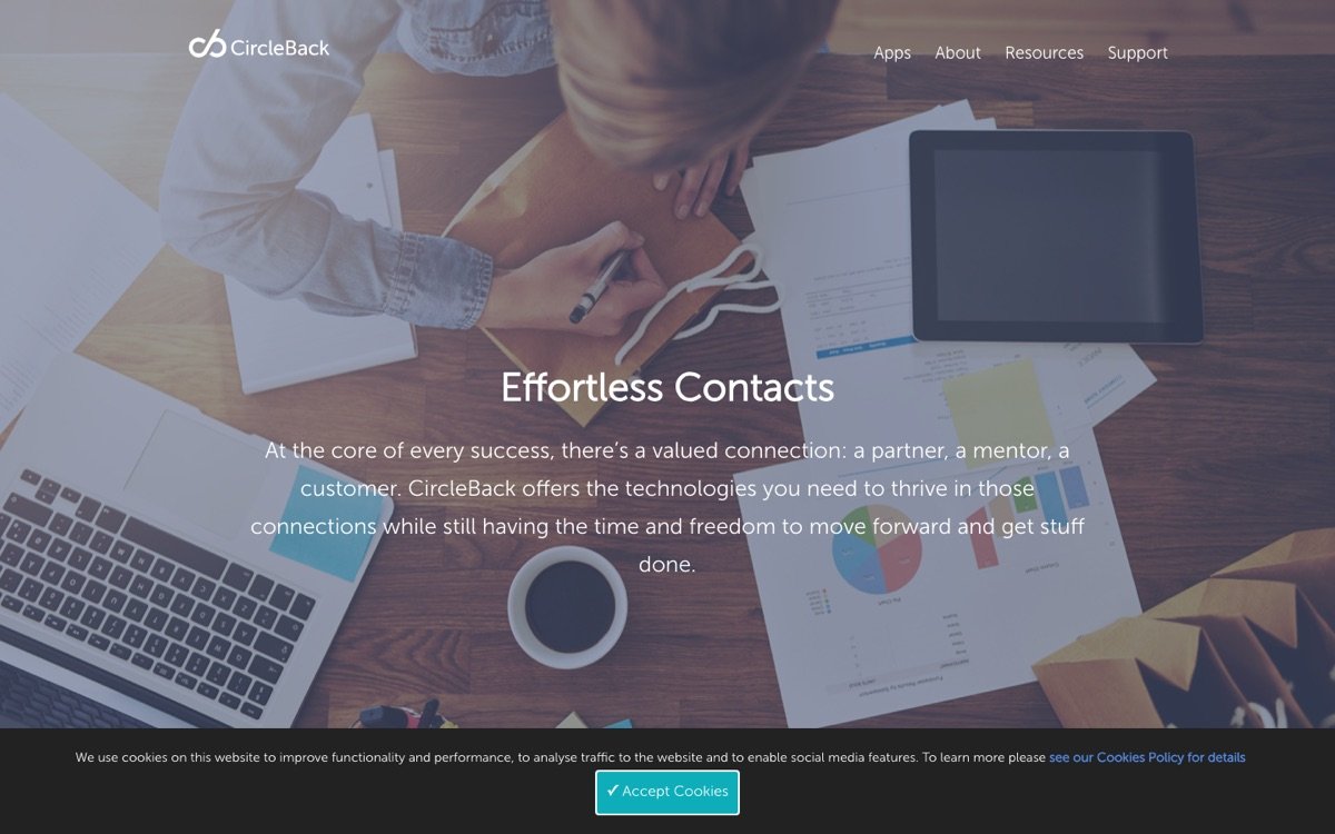 Circleback homepage