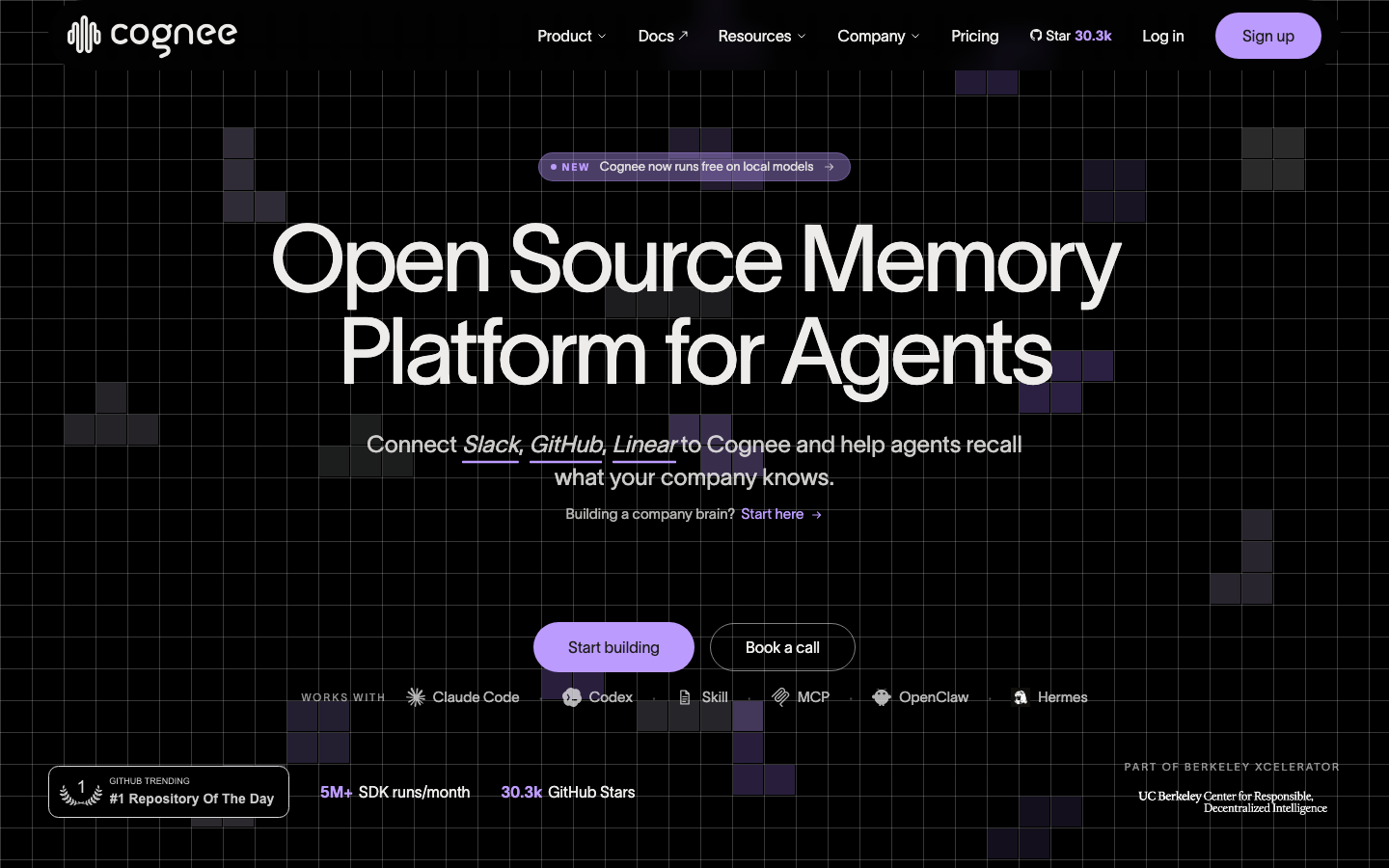 cognee homepage