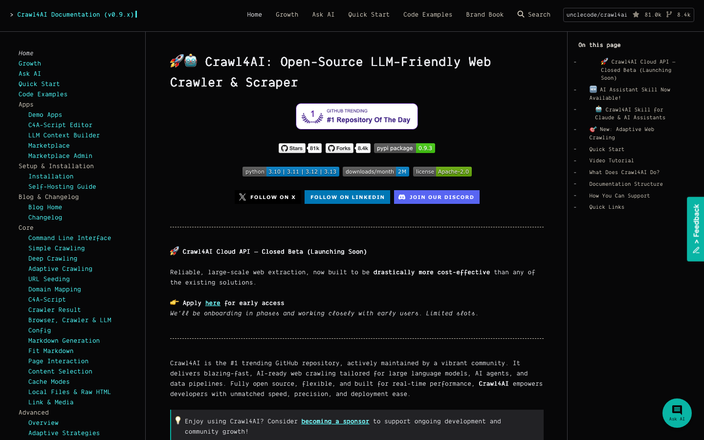 Crawl4AI screenshot