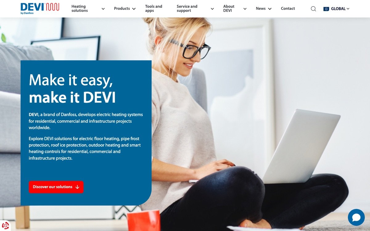 Devi homepage