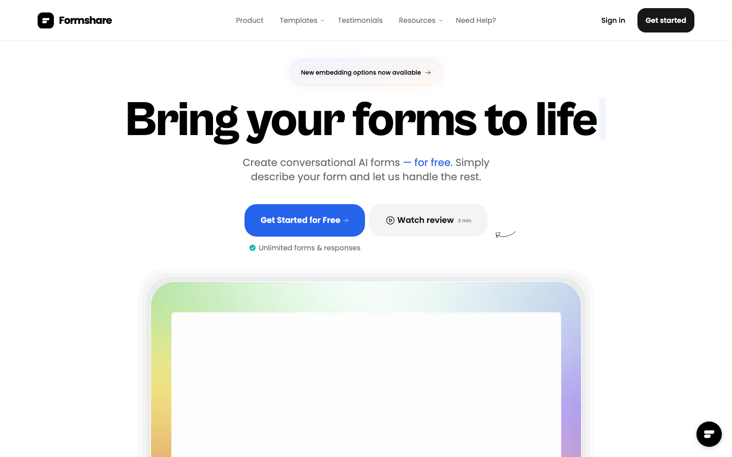 Formshare screenshot