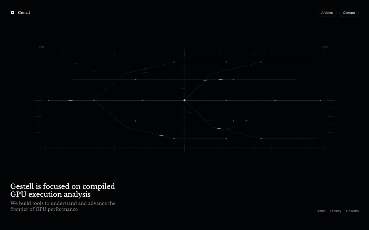 Gestell homepage