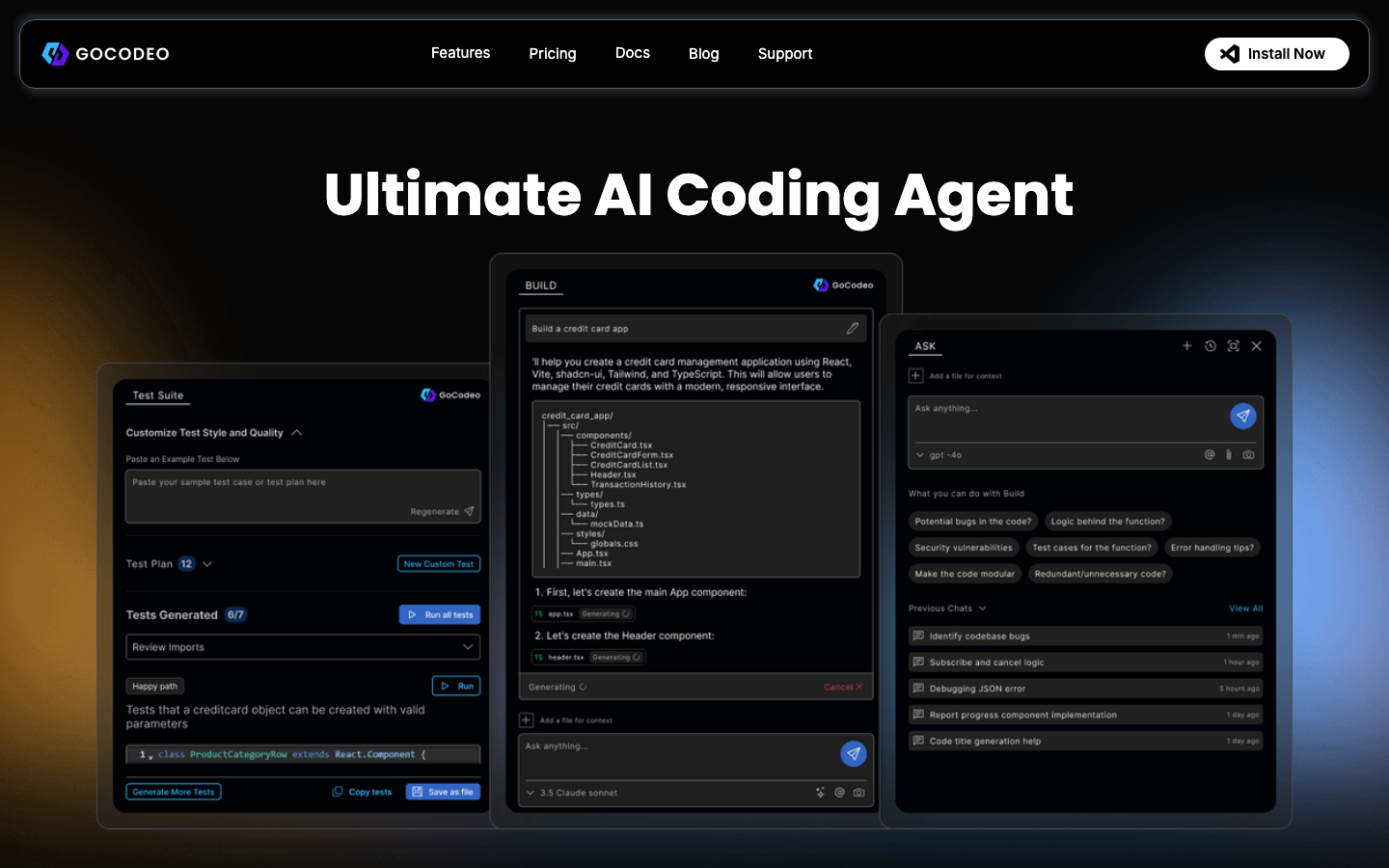 Gocodeo screenshot