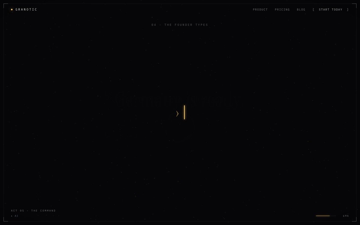 Granotic homepage