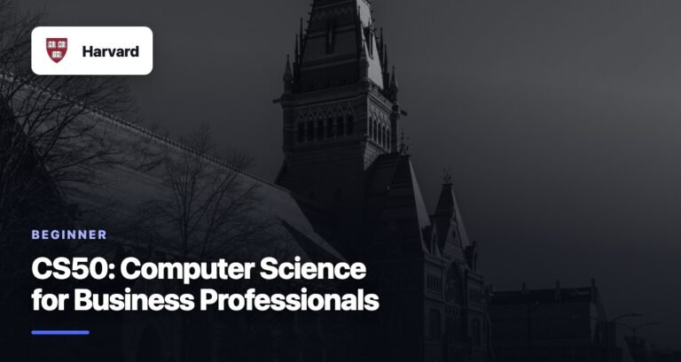 CS50: Computer Science for Business Professionals