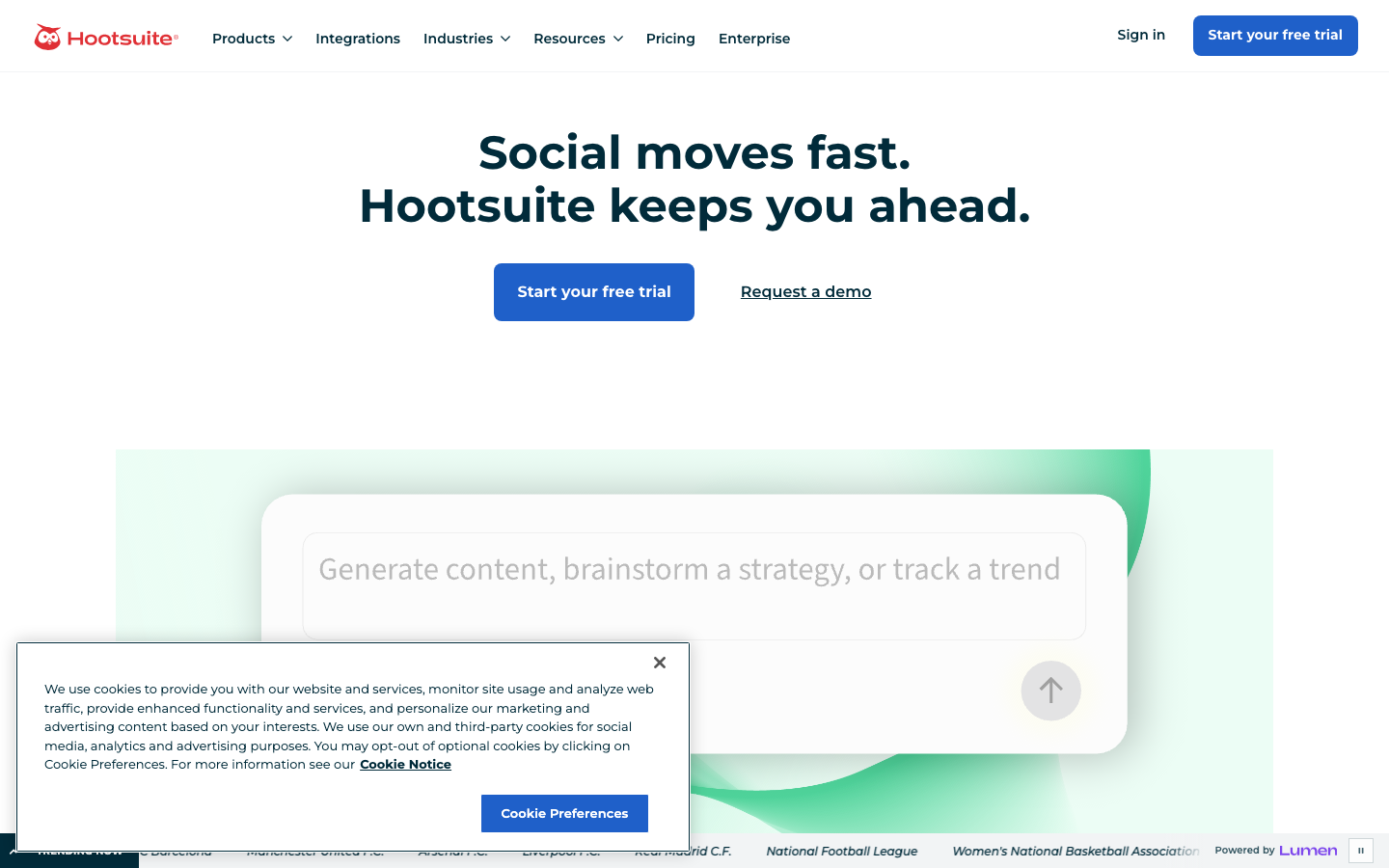 Hootsuite screenshot