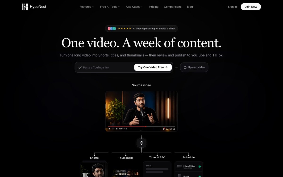 Hypenest homepage
