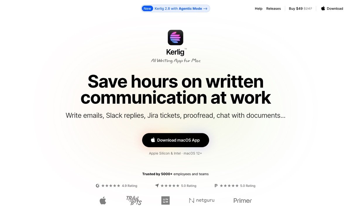 Kerlig homepage