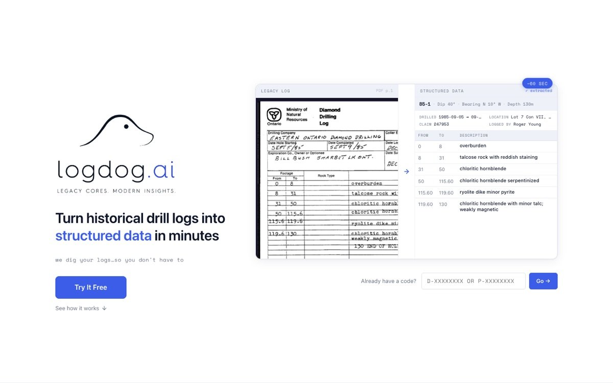 Logdog homepage