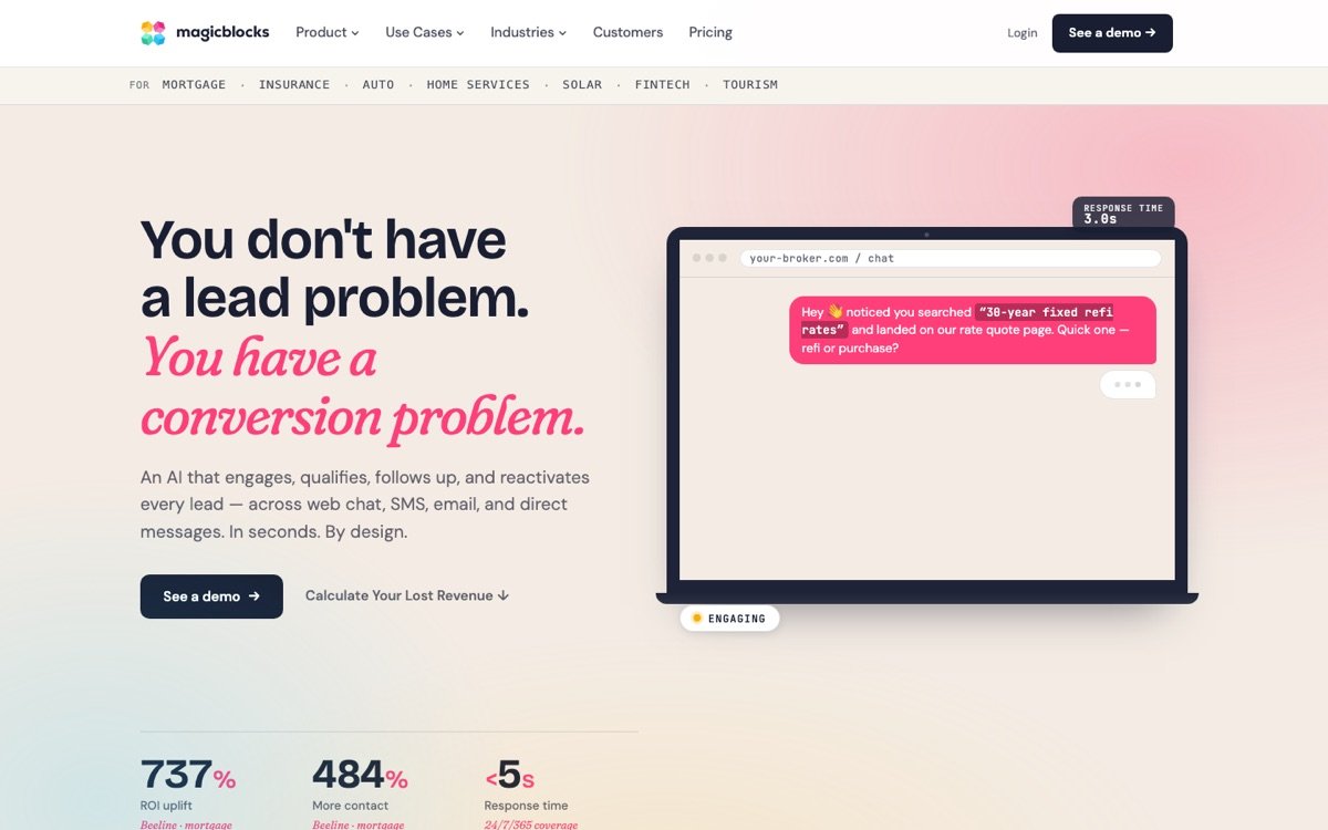 Magicblocks homepage