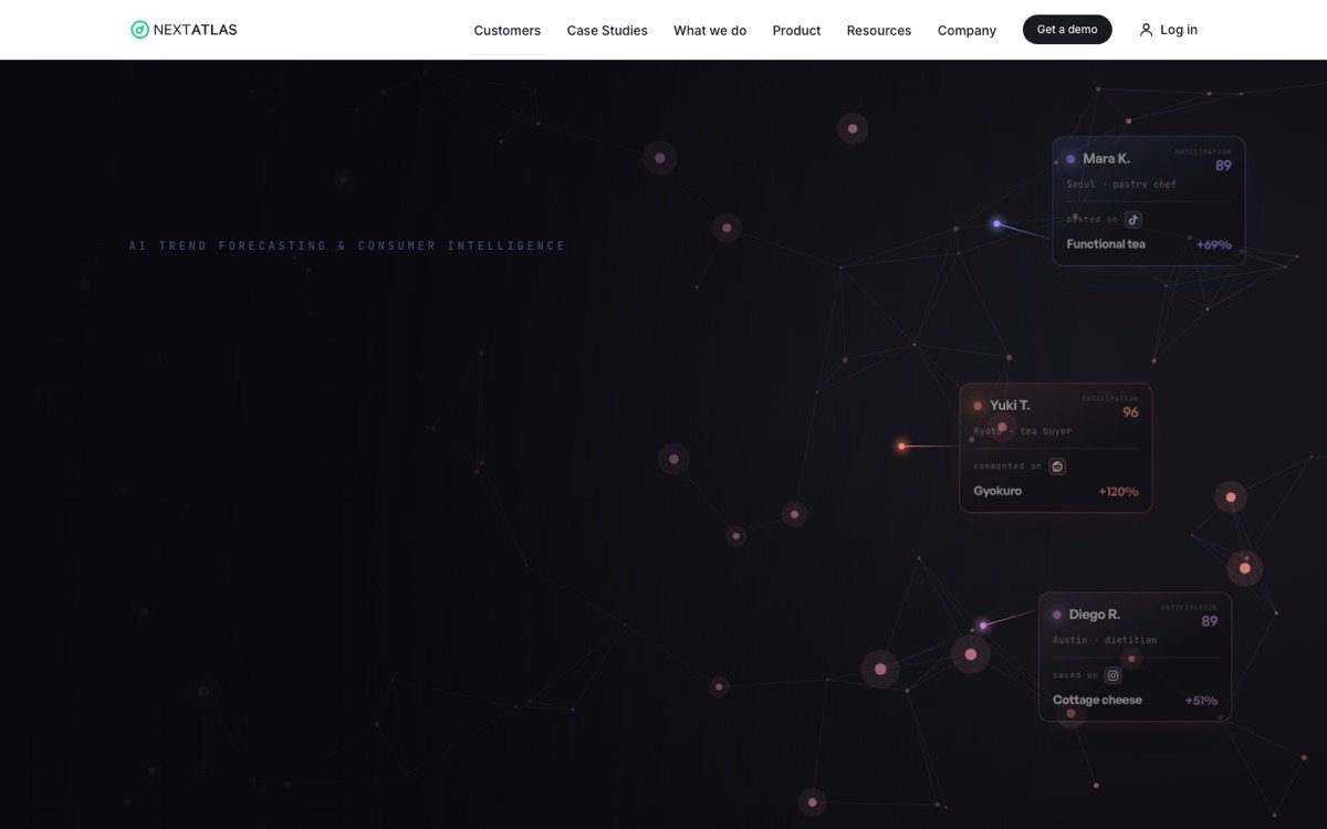 Nextatlas homepage
