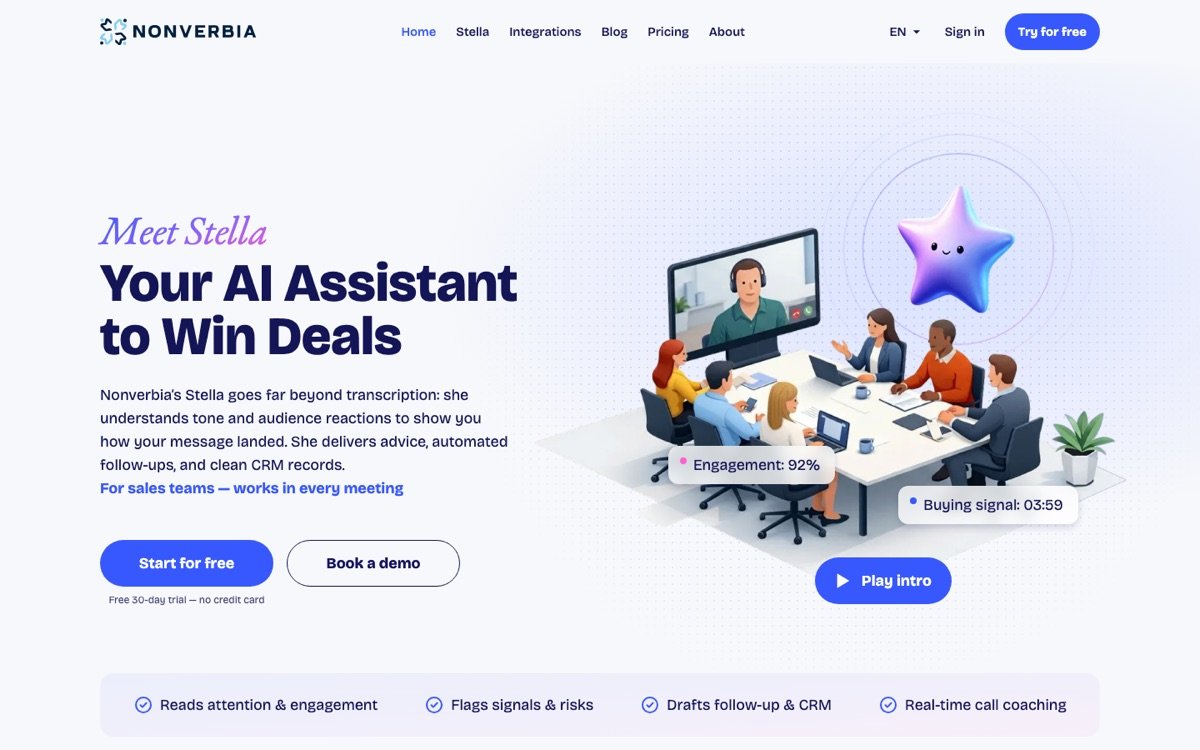 Nonverbia homepage