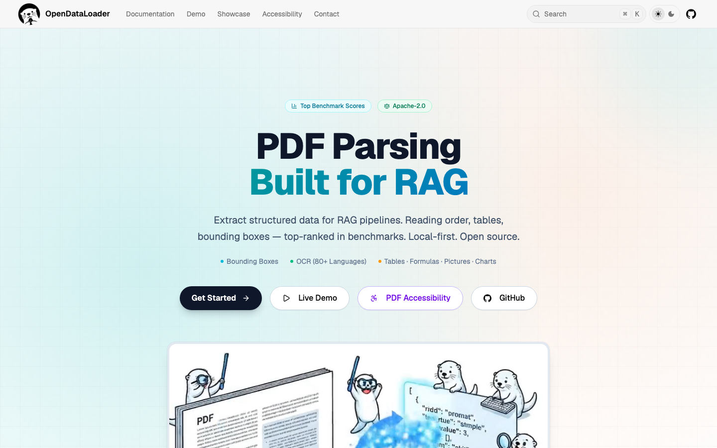 OpenDataLoader PDF screenshot