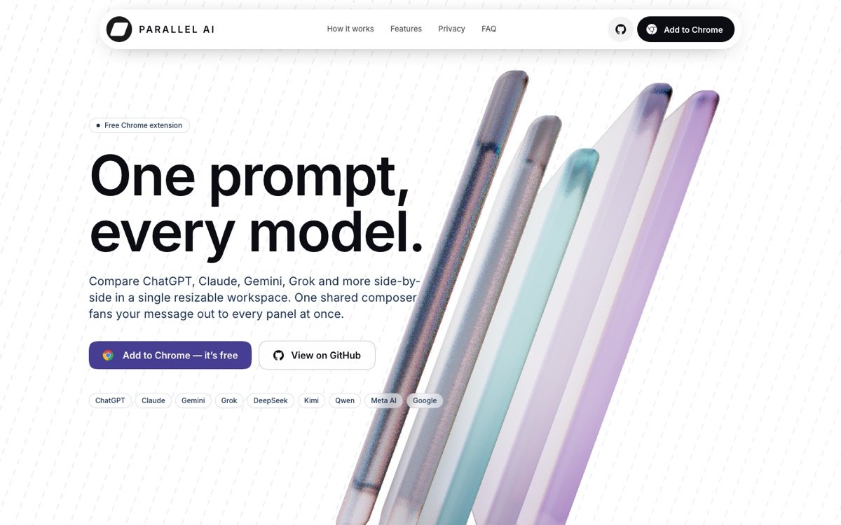 Parallel Ai homepage
