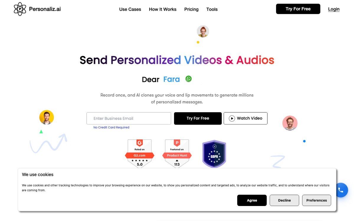Personaliz homepage