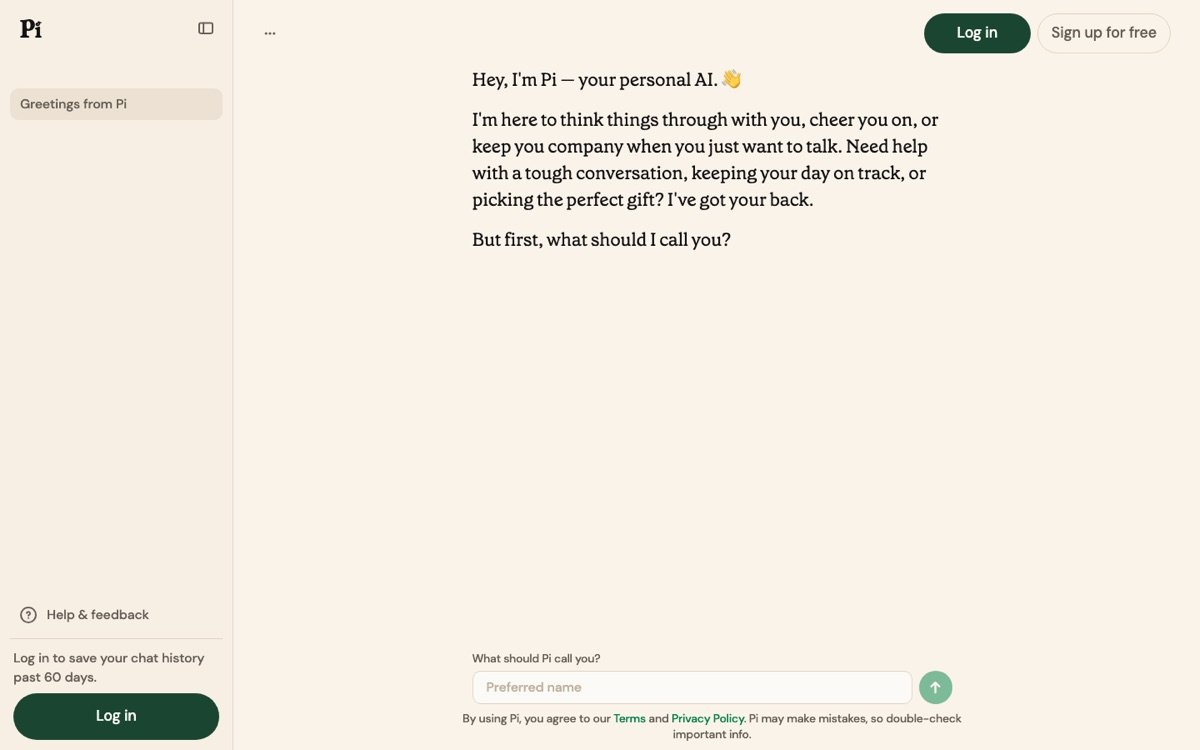 Pi homepage