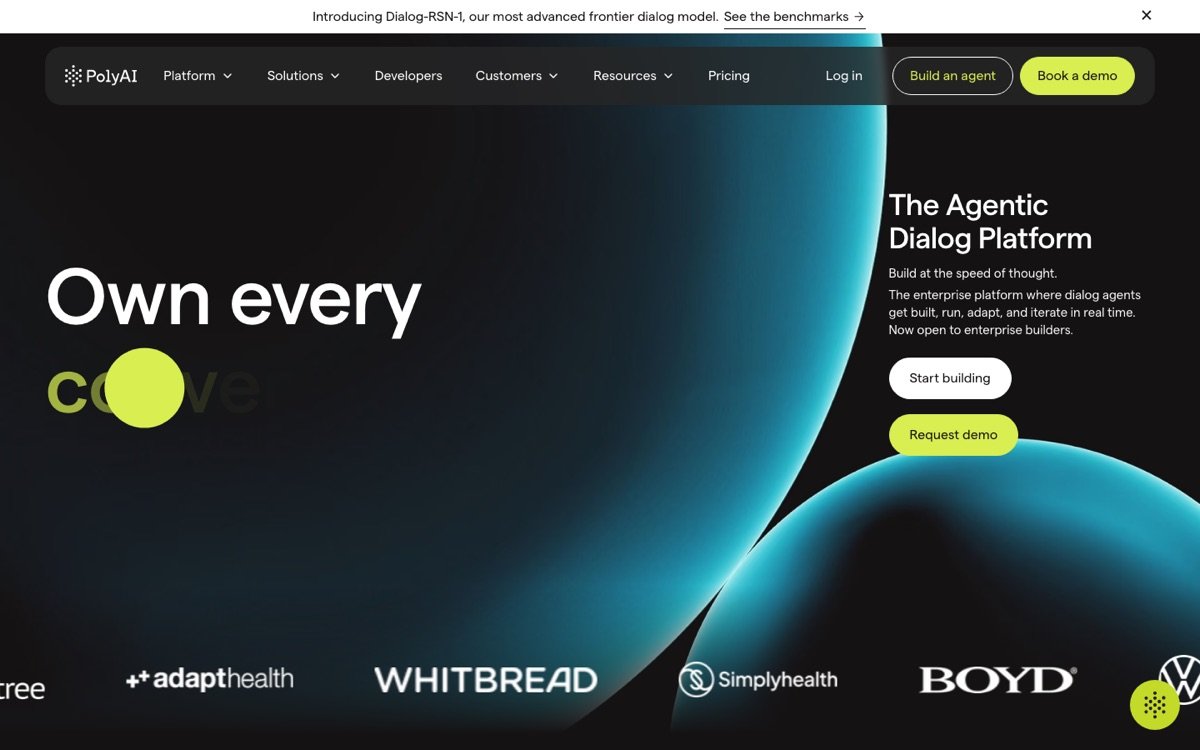 Polyai homepage