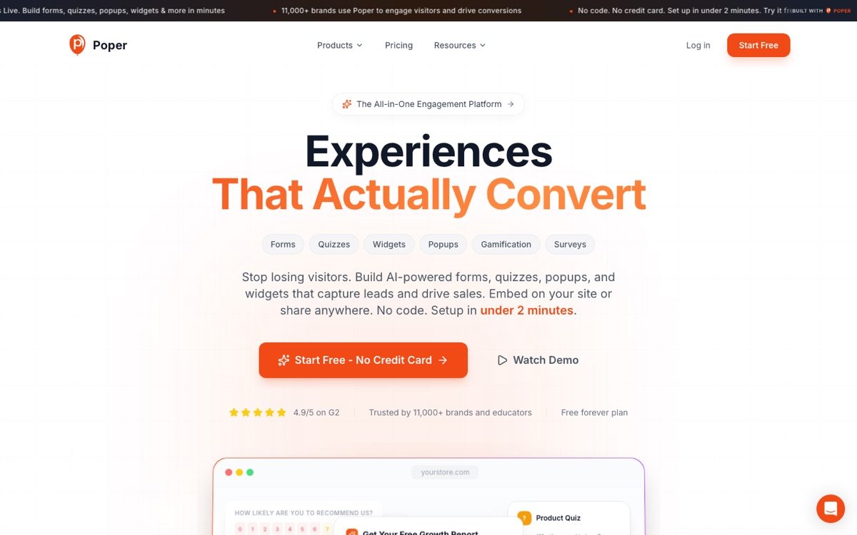 Poper homepage