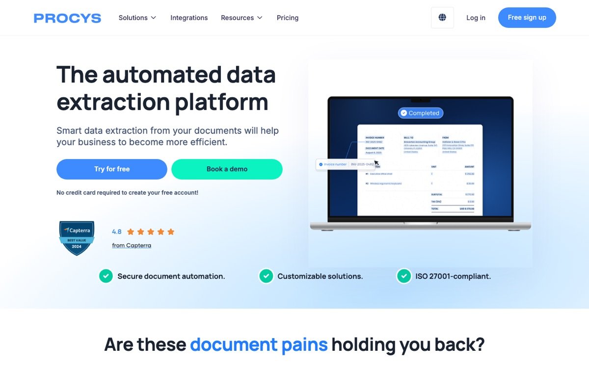 Procys homepage