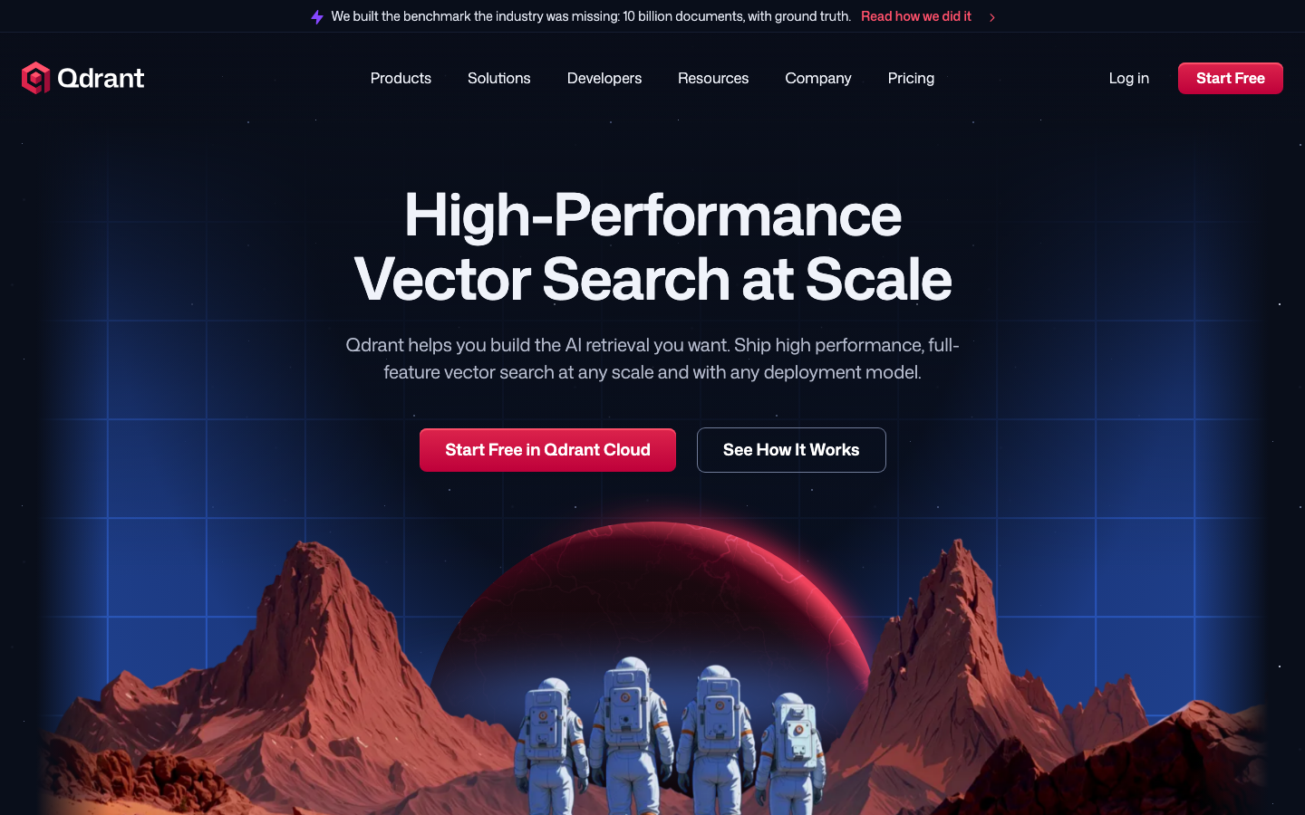 Qdrant screenshot