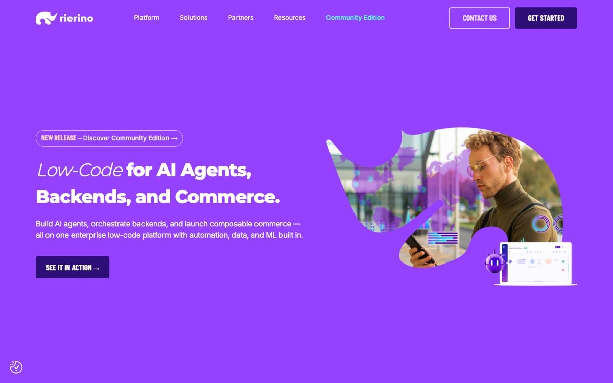 Rierino homepage