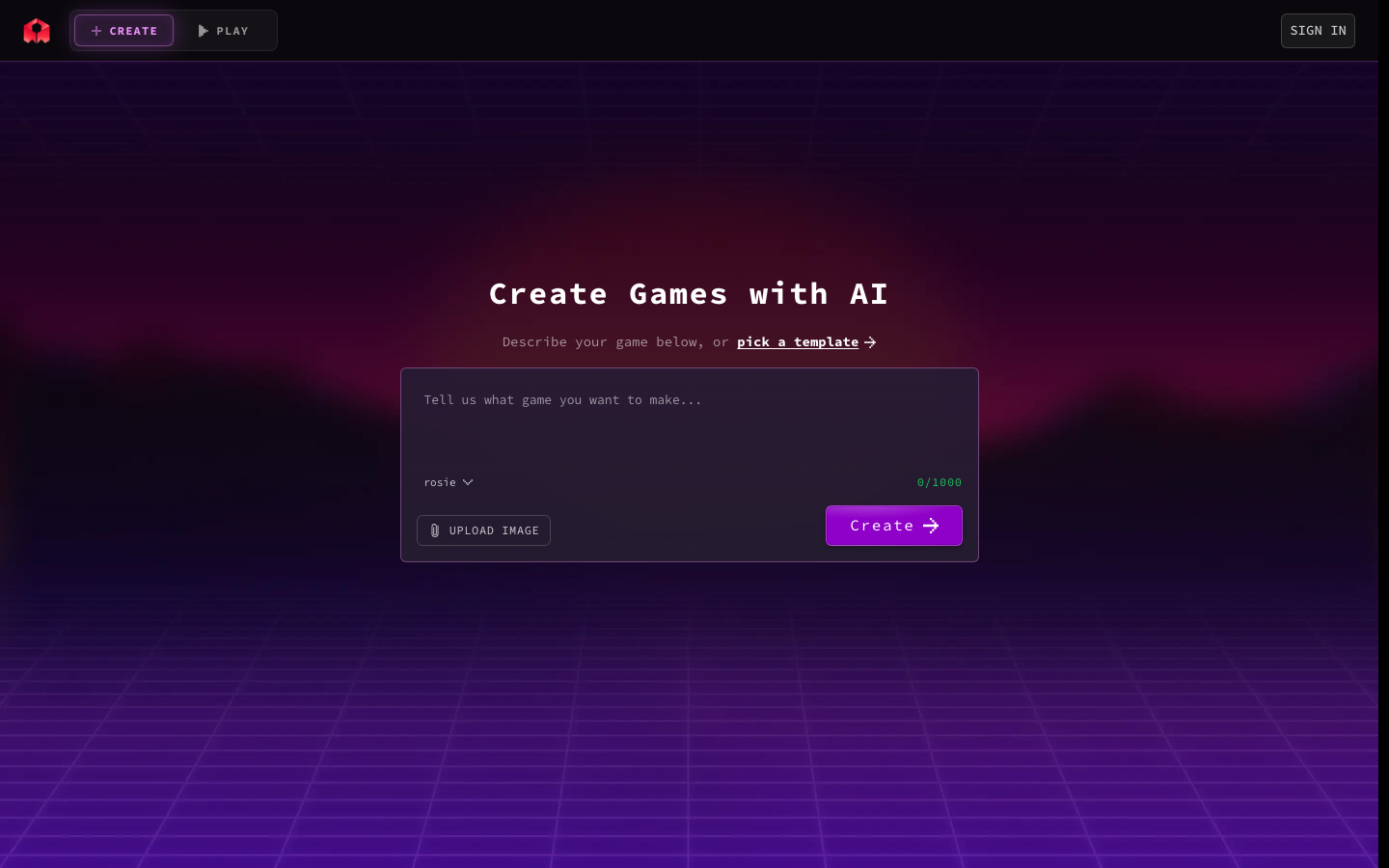 Rosebud screenshot