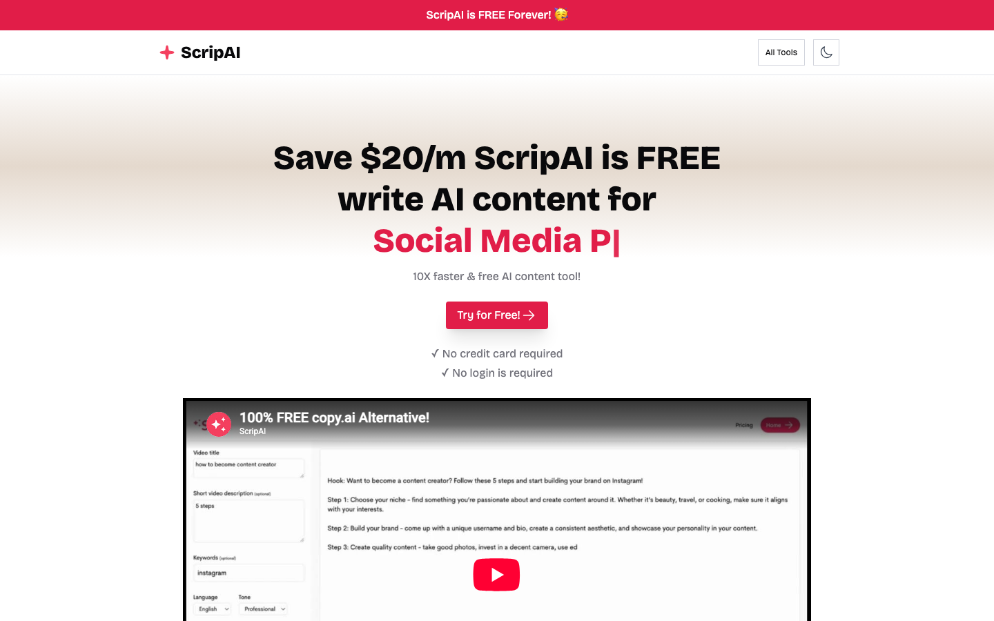 Scrip Ai screenshot