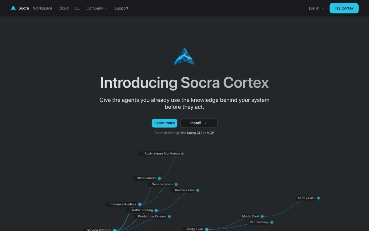 Socra homepage