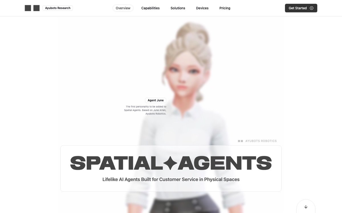 Spatial Agents homepage