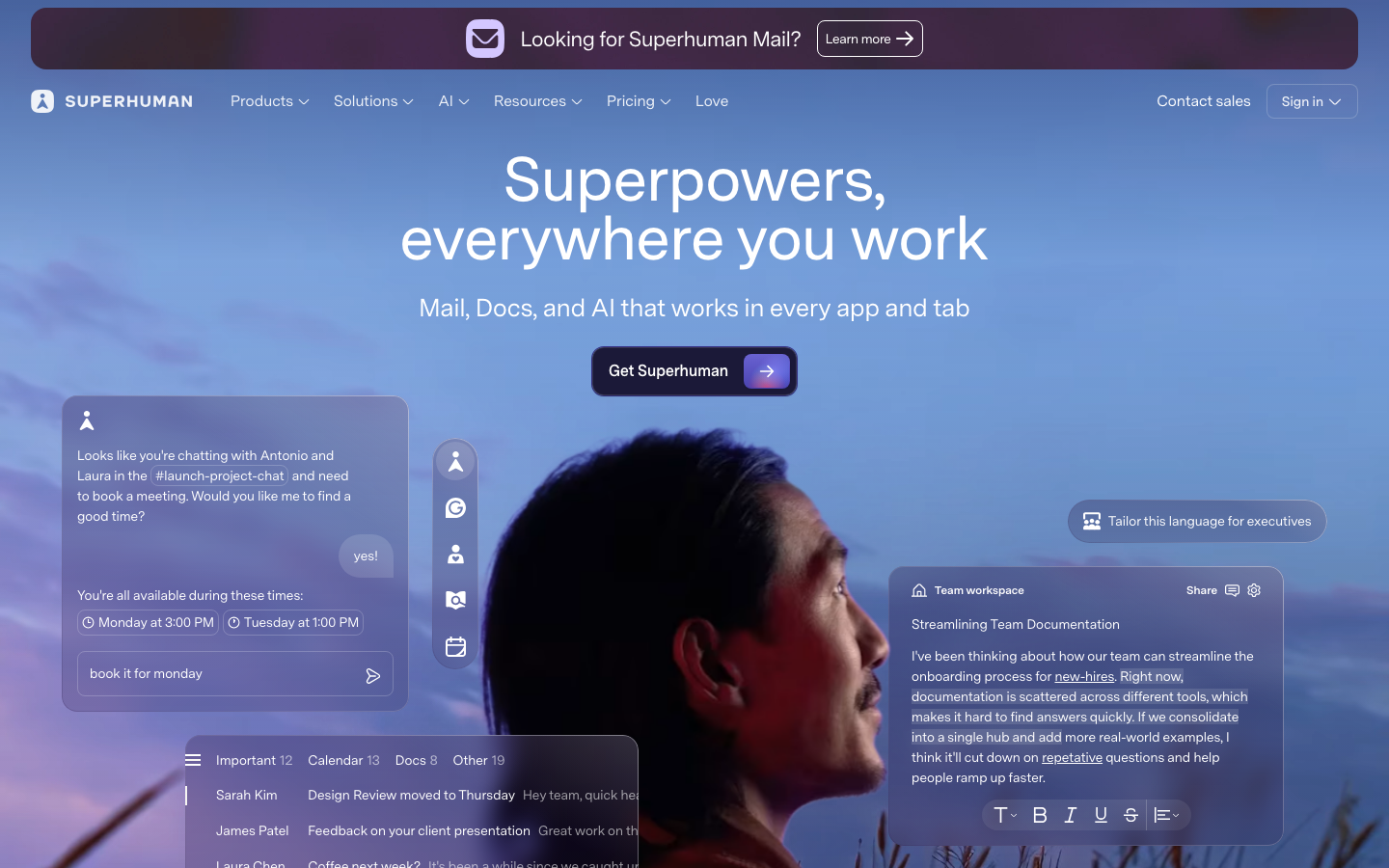 Superhuman screenshot