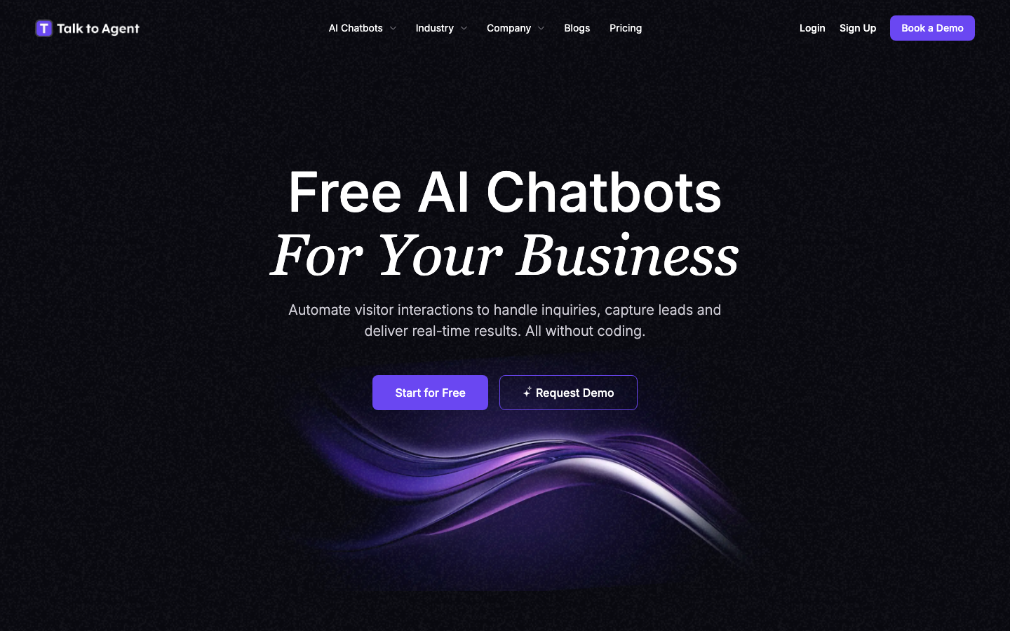 Talktoagent screenshot