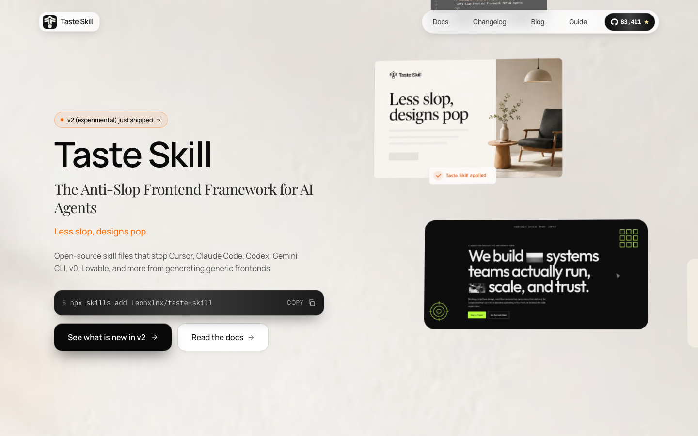 Taste Skill screenshot