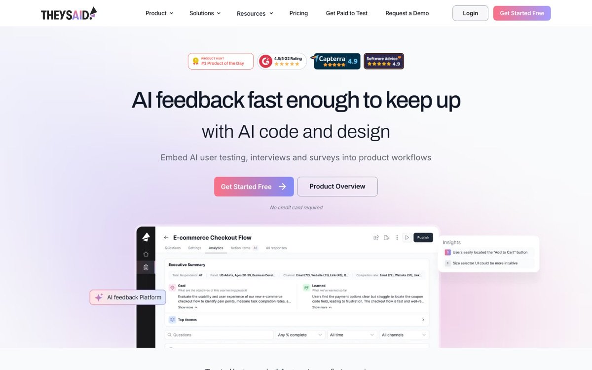 Theysaid homepage