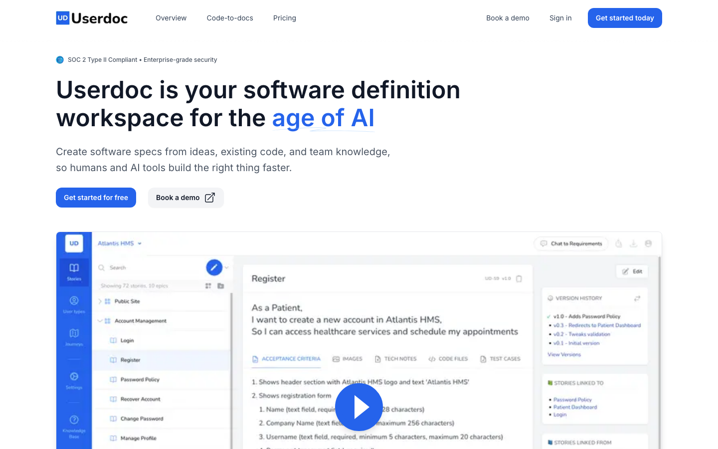 Userdoc screenshot