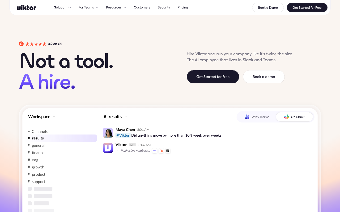 Viktor homepage