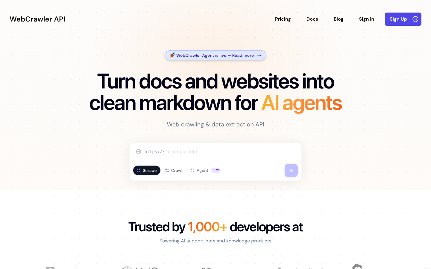 Webcrawler Api screenshot